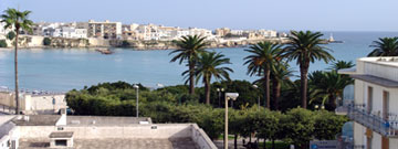 Vista sul mare dall'Hotel Albnia Otranto