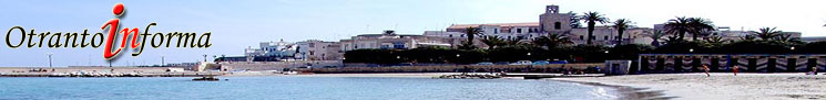 veduta della Ciitt di Otranto in una giornata invernale